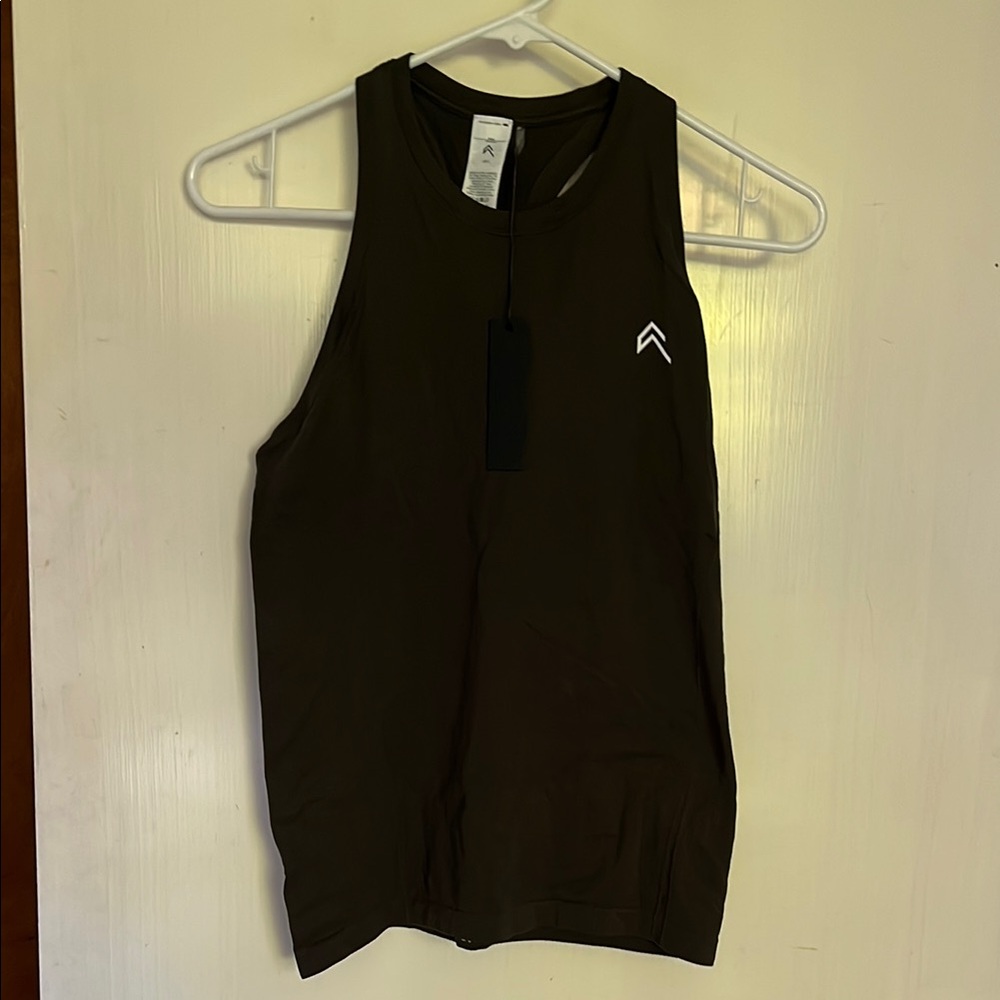 Oner khaki green Tank Top with Logo